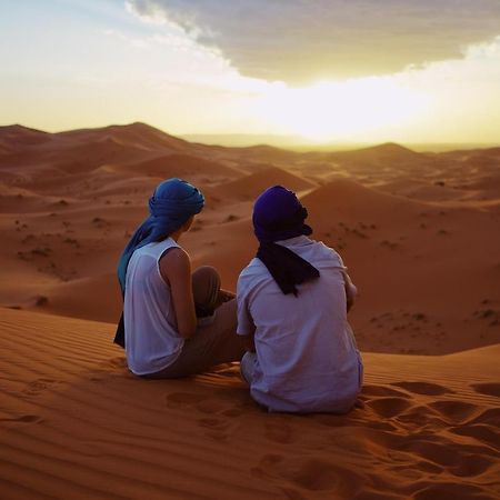 Merzouga Traditional Tents With Heating Hotel Exterior photo